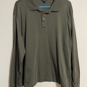Banana Republic Men's Dark Green Polo Shirt XXL EUC